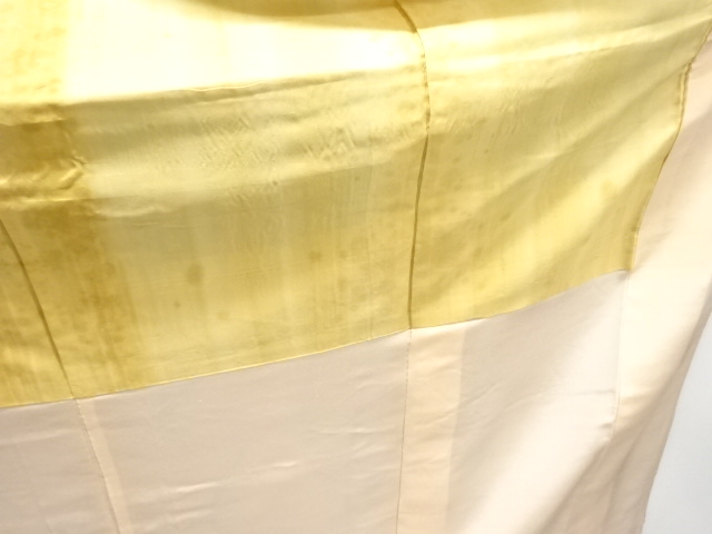  大正ロマン　抽象模様織り出しお召着物